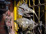 Kathmandu Patan Golden Temple 22 Statue Of A Griffin 